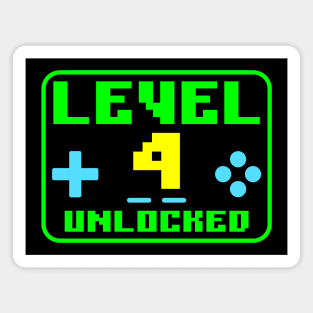 Level 4 Unlocked Magnet